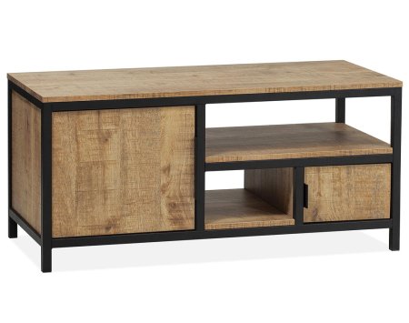 TISDALE TV-kast klein 2deurs/2 open vakken TISDALE TV-kast klein 2deurs/2 open vakken