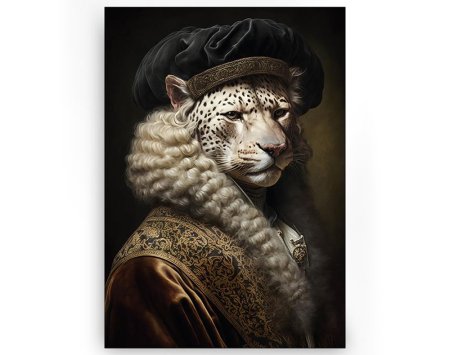 SNOW LEOPARD Wanddecoratie SNOW LEOPARD Wanddecoratie