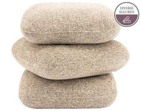 PILLOWSCAPE Poef Taupe