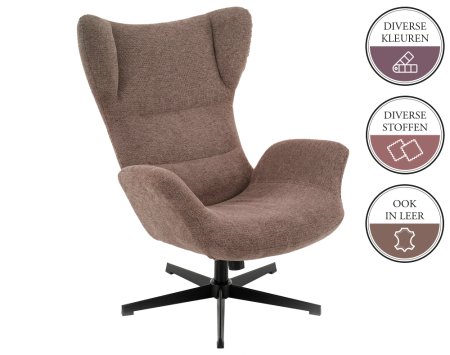 TANELI Draaifauteuil Adore Liver TANELI Draaifauteuil Adore Liver