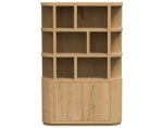 MILAAN Boekenkast 145 cm Naturel MILAAN Boekenkast 145 cm Naturel